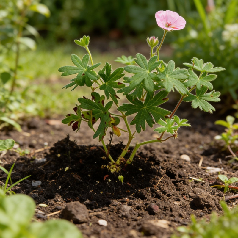 Géranium vivace sanguineum Striatum 20cm Godet 9cm - Geranium