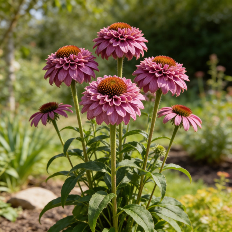 Échinacée purpurea Double decker 20cm Godet 9cm - Echinacea