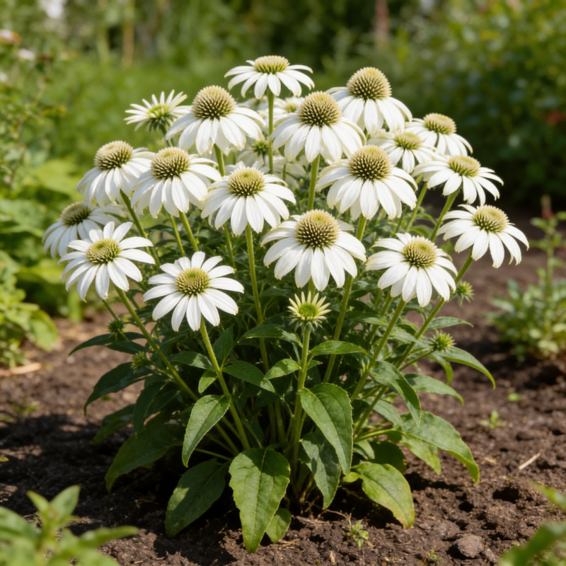 Échinacée purpurea White Swan 20cm Godet 9cm - Echinacea
