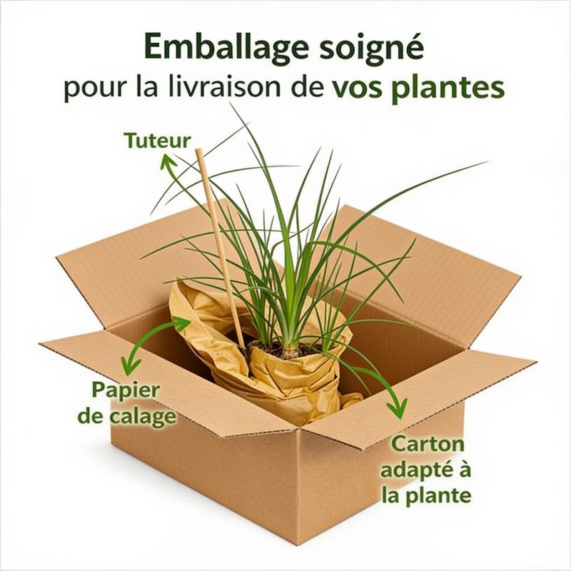 Tison de Satan Papaya Popsicle Pot 2L 20/30cm - Kniphofia Papaya Popsicle
