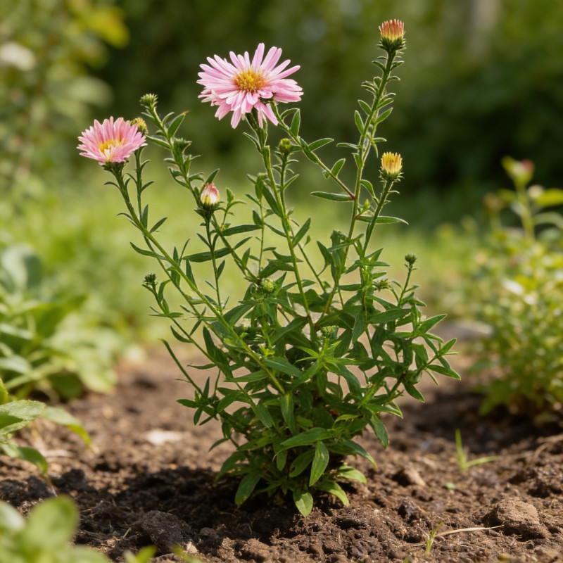 Aster novi-belgii Fellowship 20cm Godet 9cm - Aster