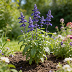 Sauge nemorosa Blaukönigin 20cm Godet 9cm - Salvia