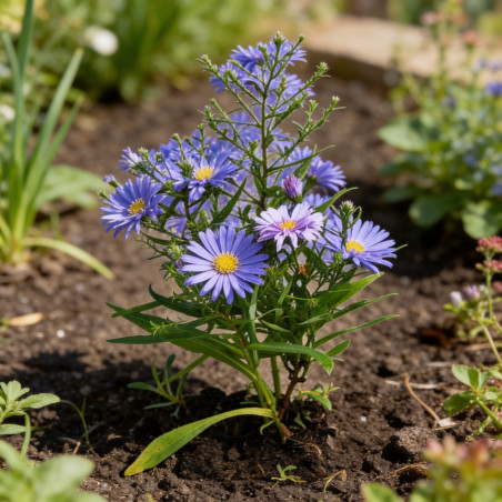 Aster dumosus Lady In Blue 20cm Godet 9cm - Aster