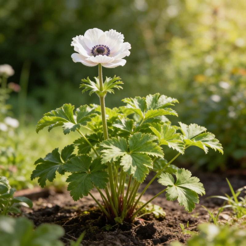 Anémone xhybrida Ruffled Swan 20cm Godet 9cm - Anemone