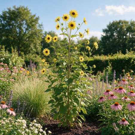 Tournesol vivace Lemon Queen 20cm Godet 9cm - Helianthus
