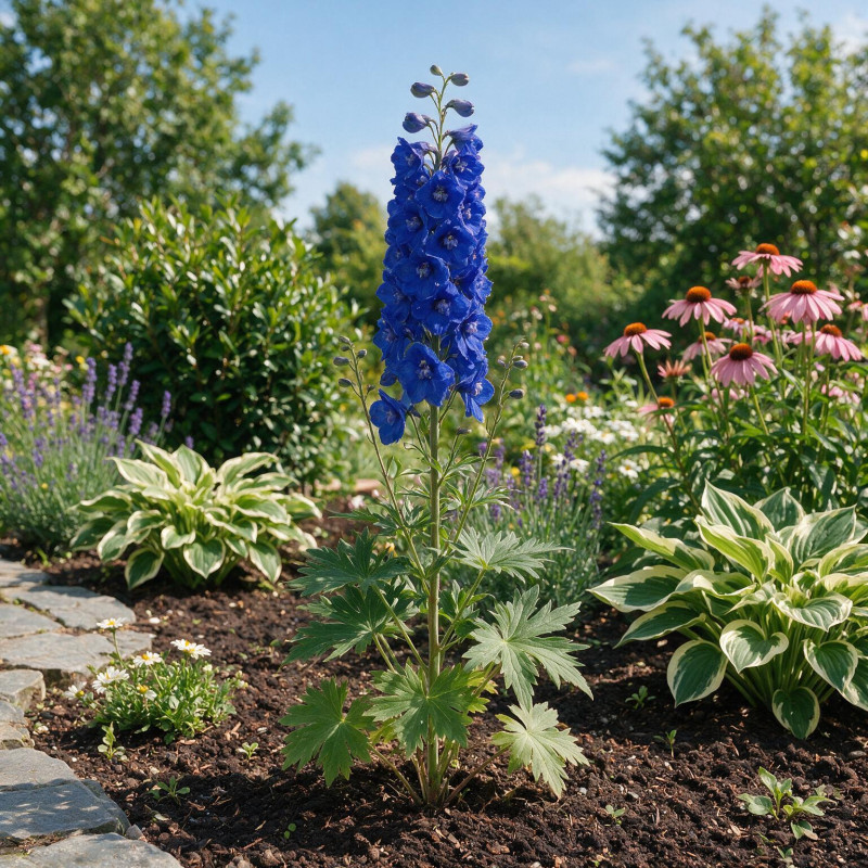 Pied-d'alouette Bellamosum 20cm Godet 9cm - Delphinium