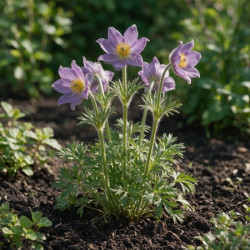 Pulsatille vulgaris 20cm Godet 9cm - Pulsatilla