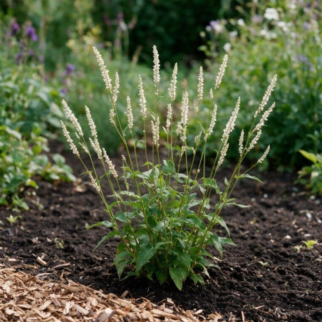 Persicaire amplexicaulis Alba 20cm Godet 9cm - Persicaria