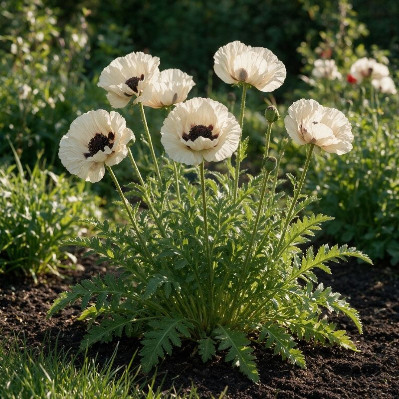 Pavot orientale Royal Wedding 20cm Godet 9cm - Papaver