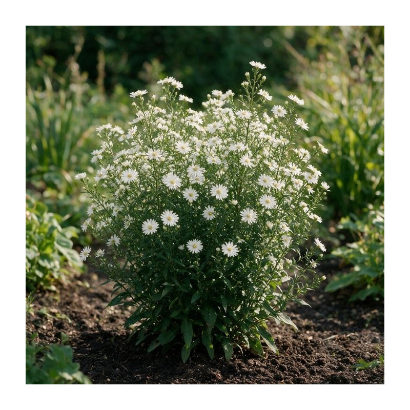 Aster novi-belgii White Ladies 20cm Godet 9cm - Aster