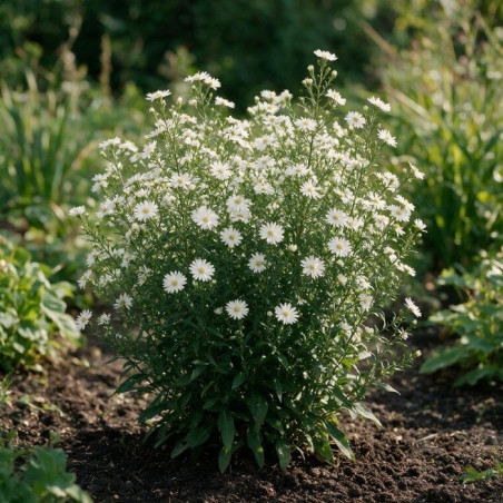 Aster novi-belgii White Ladies 20cm Godet 9cm - Aster