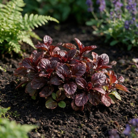 Bugle reptans Atropurpurea 20cm Godet 9cm - Ajuga