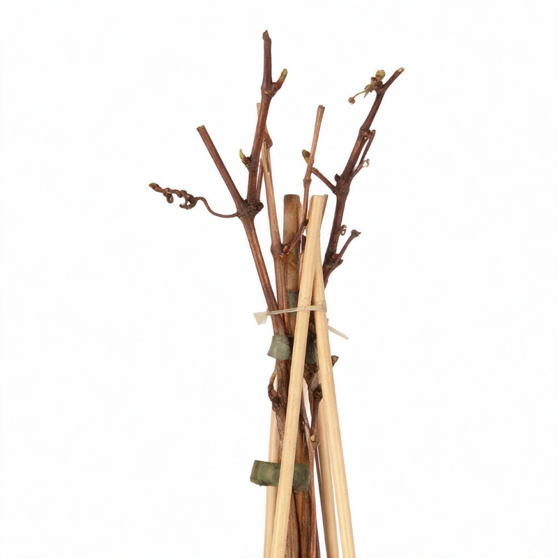Vigne du Japon 70cm Pot 2L 4 tuteurs - Vitis vinifera Coignetiae