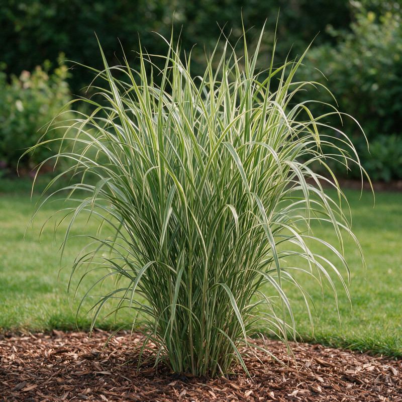 Roseau de Chine ‘Cosmopolitan’ - Miscanthus sinensis ‘Cosmopolitan’ pot 7,5L