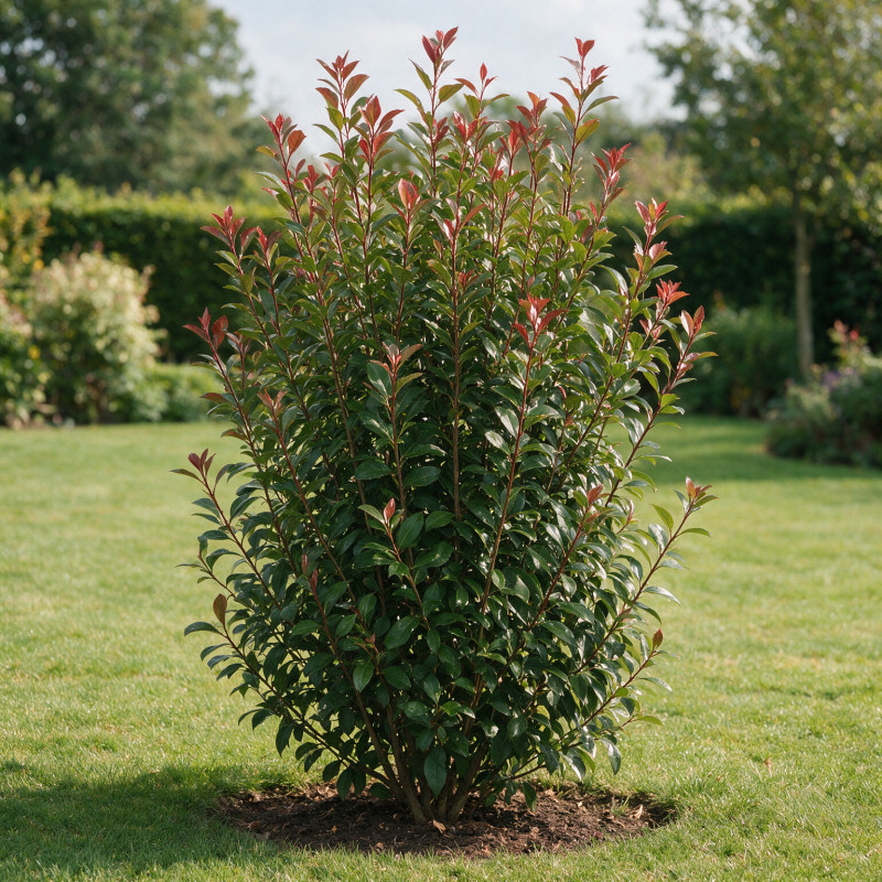 Photinia Carré Rouge - Photinia fraseri Carré Rouge 60cm Pot 5L