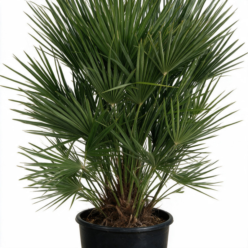 Palmier de Wagner - Trachycarpus wagnerianus 80cm Pot 55L
