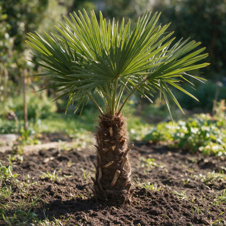 Palmier chanvre - Trachycarpus fortunei 120/140cm Pot 40L