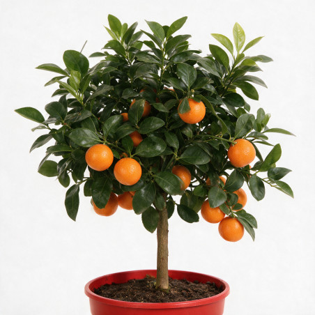 Calamondin Limon Rouge - Citrus mitis Limon Rouge Mini tige 65cm Pot 5L