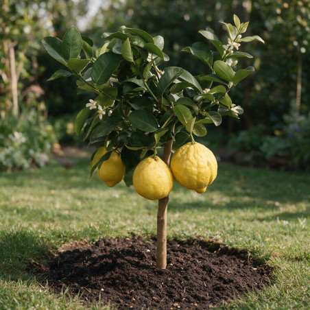 Citronnier des 4 saisons - Citrus 4 Saisons Mini tige 60cm Pot 2L