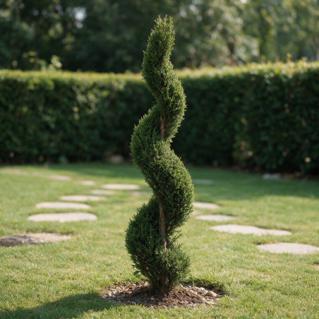 Cyprès de Leyland Castlewellan Gold - Cupressocyparis leylandii Castlewellan Gold Spirale 140/160cm Pot 18L
