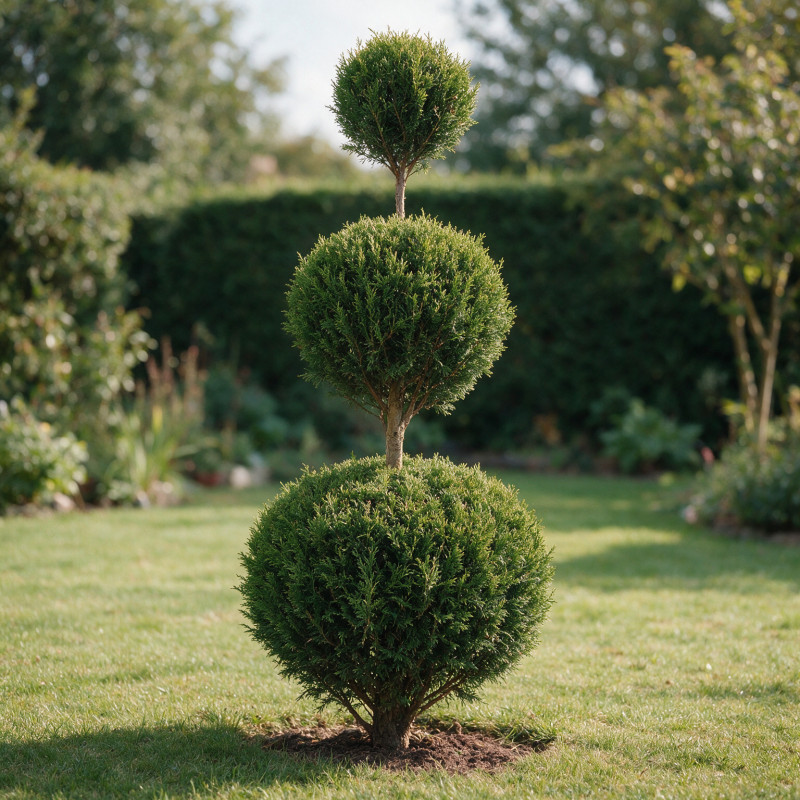 Cyprès de Leyland - Cupressocyparis leylandii 3 boules 120/140cm Pot 18L