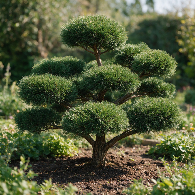 Pin sylvestre Repens - Pinus sylvestris Repens Bonsaï 175/200cm Pot 500L
