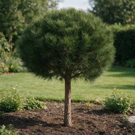 Pin noir Brepo - Pinus nigra Brepo Boule 35cm sur tige 30cm Pot 18L - Pin parasol