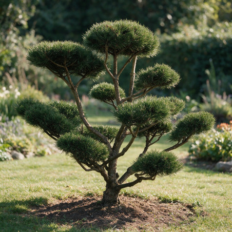 Pin de montagne Gnom - Pinus mugo Gnom Bonsaï 150/175cm Pot 285L