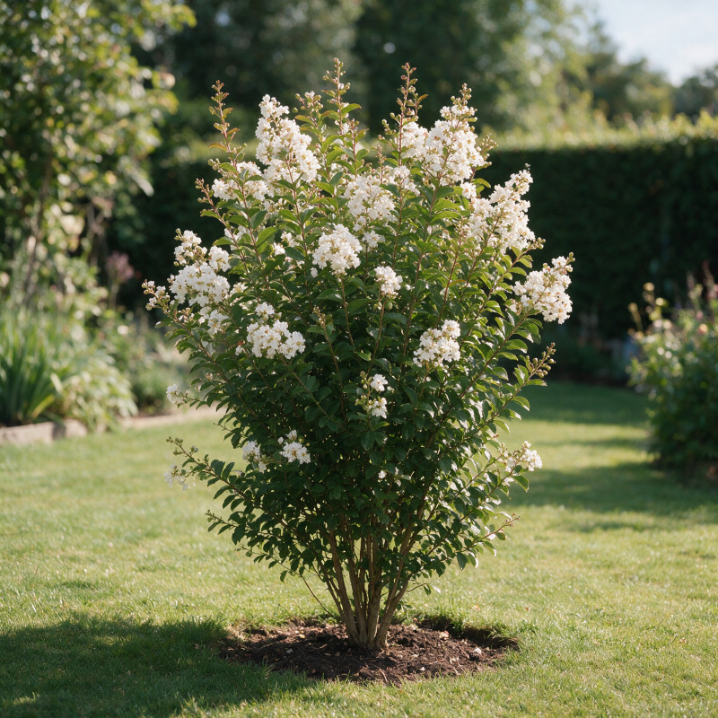 Lilas des Indes Blanc- Lagerstroemia indica 150/170cm Pot 18L