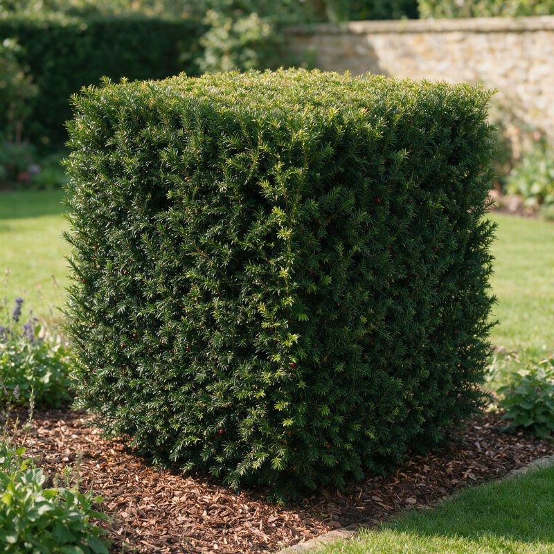If - Taxus baccata - Topiaire en cube - 80x80cm Pot45L