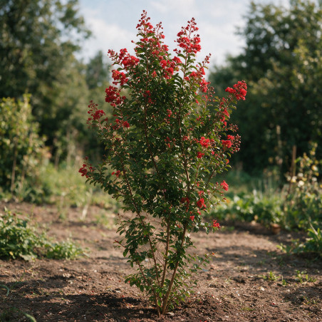 Lilas des Indes Rouge- Lagerstroemia indica 150/170cm Pot 18L