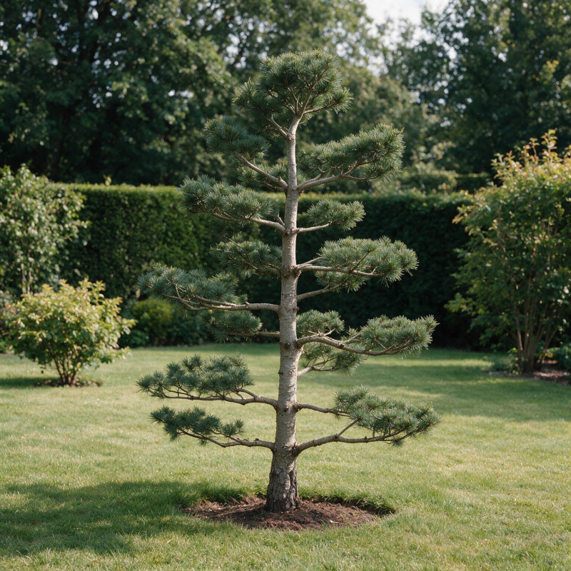 Pin blanc du Japon Negishi - Pinus parviflora Negishi Bonsaï 100/125cm Pot 180L