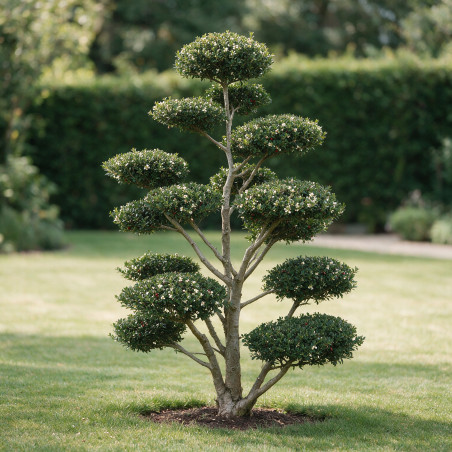 Houx Green Hedge - Ilex crenata Green Hedge Bonsaï 125/150cm Pot 180L