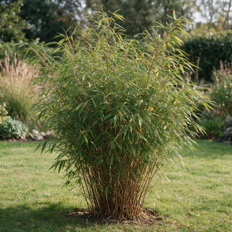 Bambou non traçant Rufa - Fargesia rufa 80/100cm Pot 10L