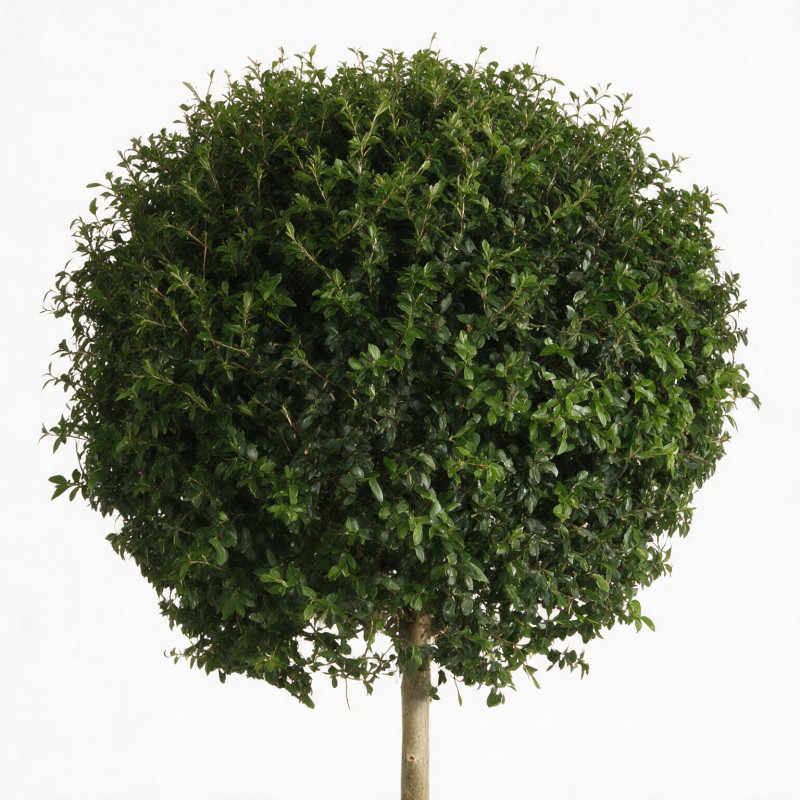 Troène de Delavay 150/160cm - Ligustrum jonandrum Forme Boule 50cm sur tige Pot 20L