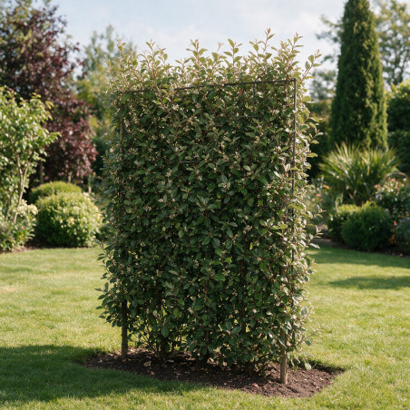 Chalef Compacta - Elaeagnus xebbingei Compacta Espalier 140x80cm - Haie en bac 80cm