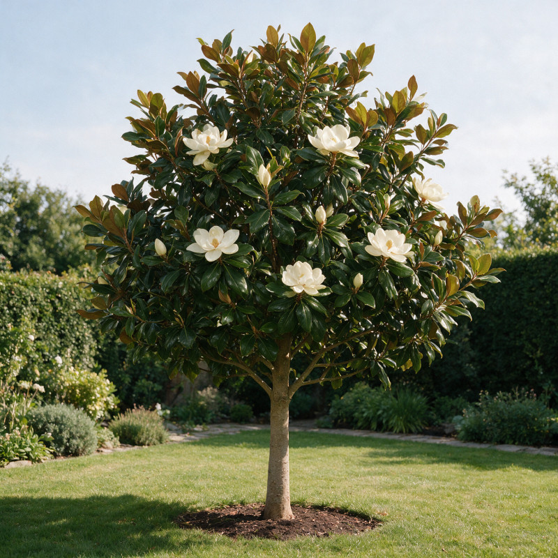 Magnolia à grandes fleurs Galissoniere - Magnolia grandiflora Galissoniere 125/145cm Pot 30L