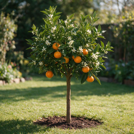 Mandarinier - Citrus mandarin Mini tige 65cm Pot 3L