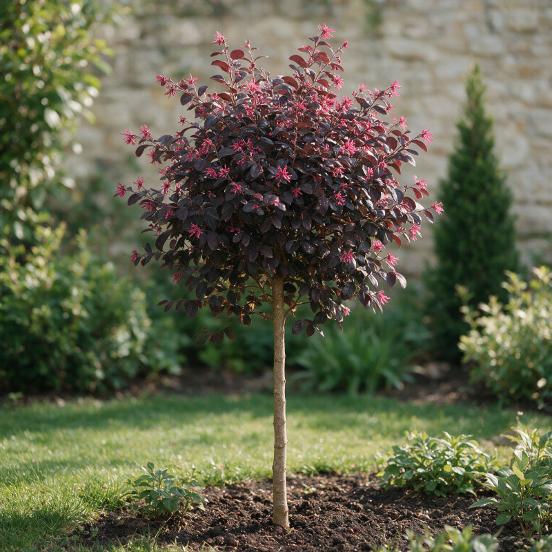 Loropétale de Chine Fede - Loropetalum chinense Fede Mini tige 80cm Pot 7L