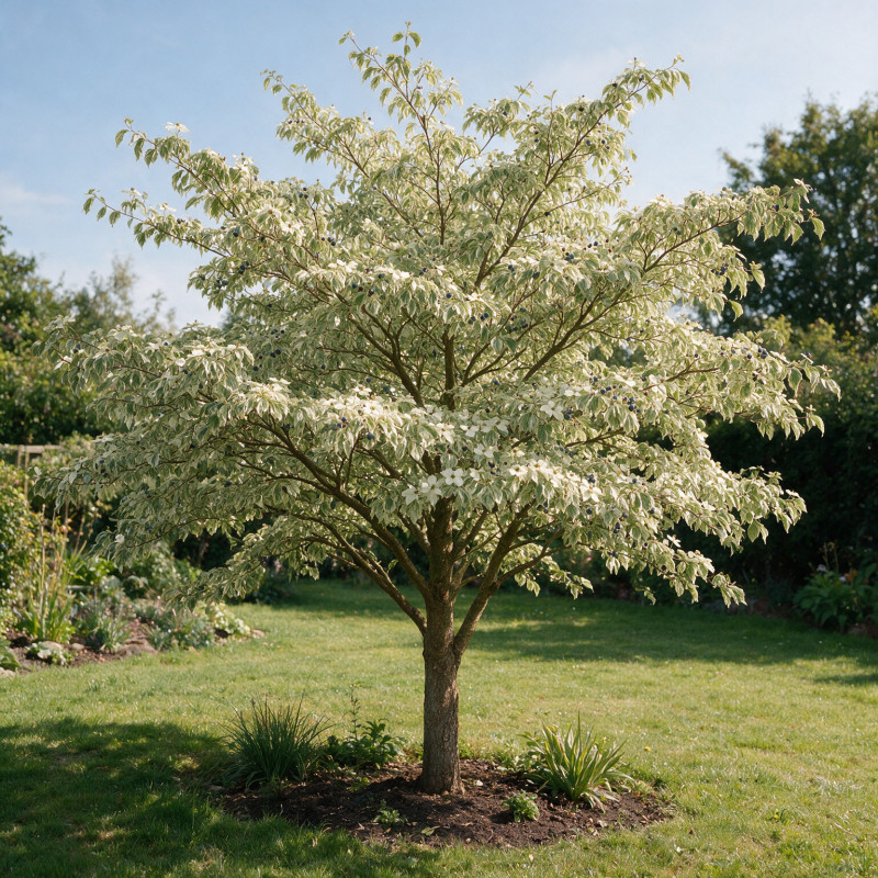 Cornouiller Variegata - Cornus controversa Variegata 100/120cm Pot 12L
