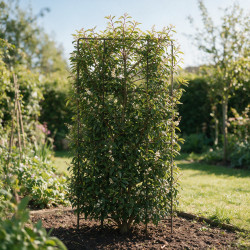 Laurier du Portugal Angustifolia - Prunus lusitanica Angustifolia Espalier 140x80cm - Haie en bac 80cm