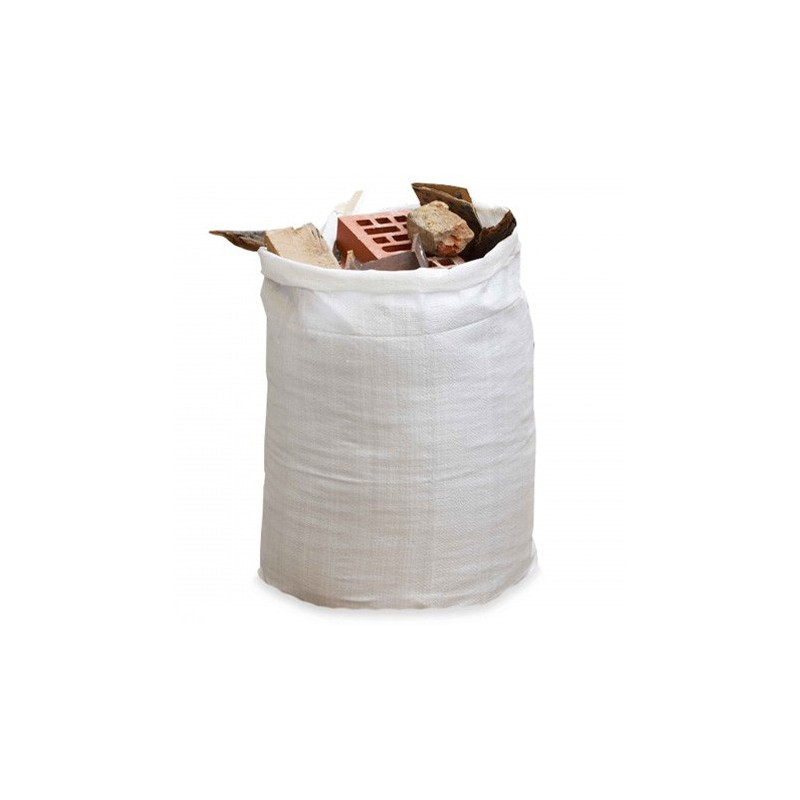 Lot De 10 Sacs à Gravats En Polypropylène Tissé - 65L, Ultra-résistants, Pour Chantier, Jardinage, Bricolage