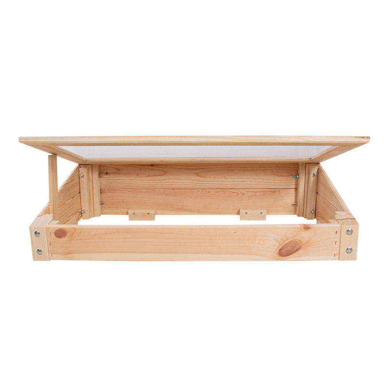 Châssis serre en bois naturel