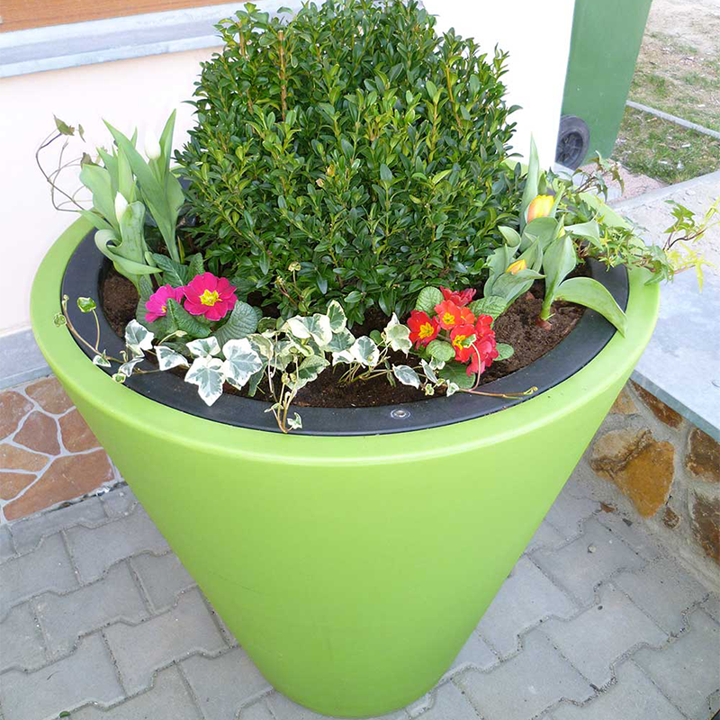 Pot de fleurs 80 cm bicolore OpenM