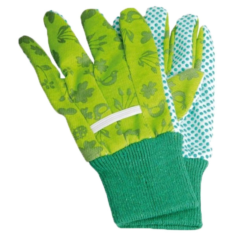 12 paires de gants de jardinage et bricolage latex petits travaux