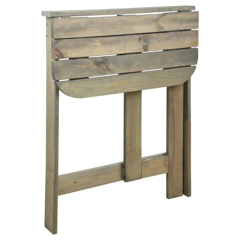 Table murale en bois pliable