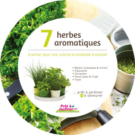 Plateau 7 herbes aromatiques