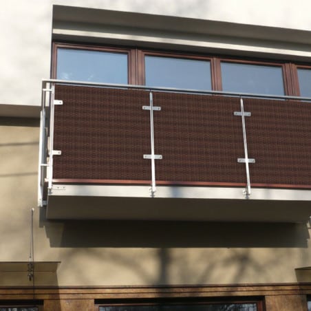 Brise vue en polyrotin tressé 1 x 3m vert