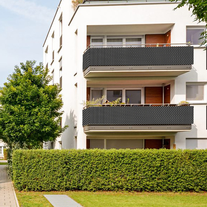 Brise-vue Pour Balcon Et Terrasse - 150 G/m² En Polyéthylène Haute Densité, Résistant Aux Intempéries | Protection Intimité, Coupe-vent, Pour Piscine, Jardin, Clôture
