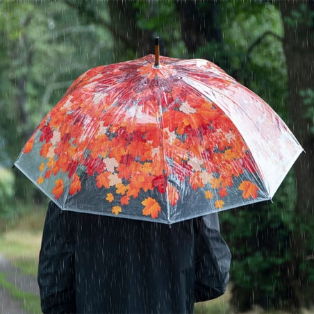 Parapluie feuilles d'automne 95 cm